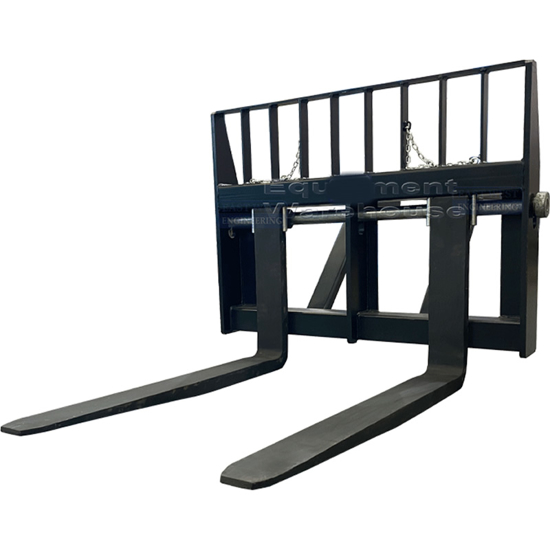 Pallet Forks to suit Excavator 4000 Kg (Floating Forks) | Skid Steer ...